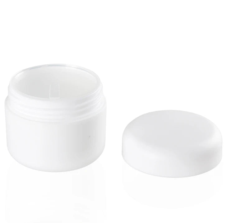 Empty Face Cream 5g 10g 20g 30g 50g White PP Cosmetic Cream Plastic Bottle Jar Guangzhou for Business Sale