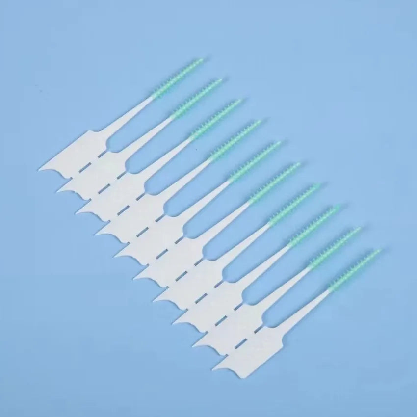 Good Quality Dental Rubber Interdental Brushes Teeth Gap Cleaning Brush