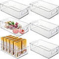 Dainty Eco Friendly Storage 6 Pack of Refrigerator Storage Box Refrigerator Organizer Refrigerator Storage Box Container