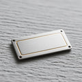 Factory Free Design 3D Silver Brass Gold Branded Emblem Stainless Steel Aluminum Engrave Nameplate Pin Custom Metal Name Plate