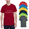 Factory 100% Cotton 180gsm 21 Colors Men Women Unisex Customizable Blank Casual t Shirt Men's T-shirt