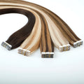 Skin Weft Ombre Straight Double Drawn Remy  Tape Ins Double Drawn Tape in Hair Extensions 100 Human Hair