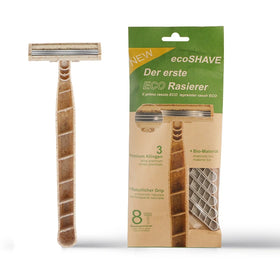 Wheat Straw 3 Blades Shaving razor Biodegradable Material and Plastic Three Blades Eco Friendly Disposable razor