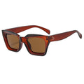 Luxury Brand Designer High Quality Rectangle Sunglasses Women Men 2023 New Fashion Vintage Style Rivet Shades UV400 PC Frame