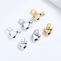 Cute Fish Pendant 925 Sterling Silver Little Devil Heart Charm Pendant for Bracelet Necklace Making