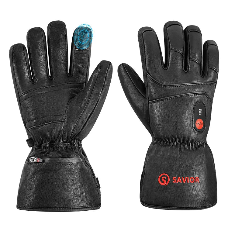 Outdoor Research Savior Cycling Hand Warmer Waterproof Electric Heated Ski Gloves Snowmobile Winter Gloves Rechargeable Battery