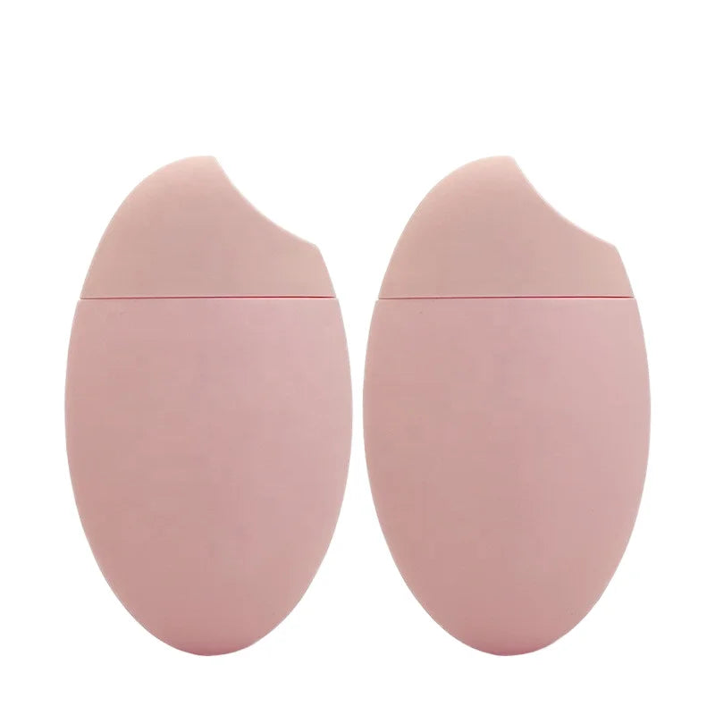 Empty Innovative Notched Design 50ml Oval Sunscreen Bottle Packaging Screen Printing Customized Colors Hand Cream Concealer