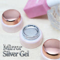 FZANEST 2024 New Silver Metallic Mirror Gel Nail Polish Liner Acrylic 5g ODM/OEM Available Volume 5ml Free Sample Logo Bottle