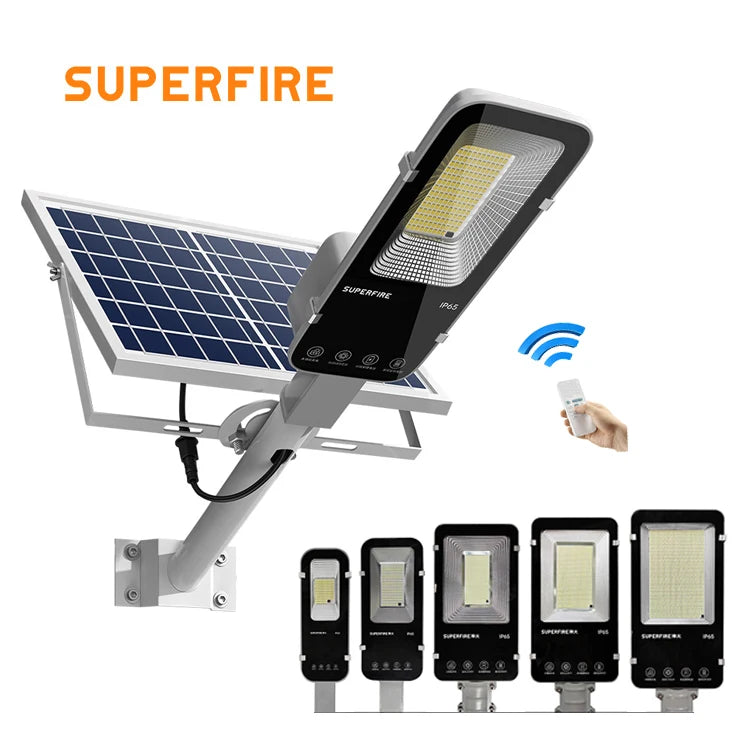 Solar Street Lights Outdoor  Waterproof HIGH POWER Led  Solar Flood Light for Road  Garage Yard  Barn