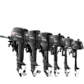 Two Four Stroke Outboard Metal Rubber Boat Propeller Motor Bass Shark Fishing Pole Float Techniques Carp Trout River Lake Stream