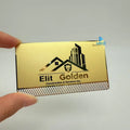 Gold Mirror Luxury Business Metal Cards