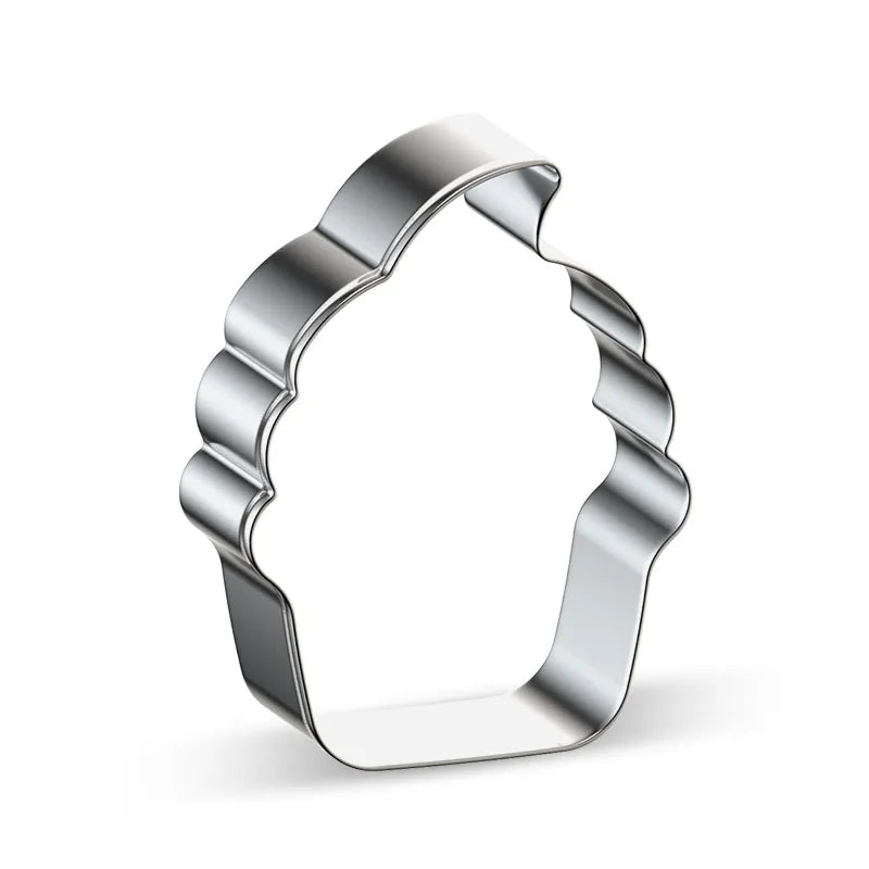 Multi Cookie Moulds Baking Ice Cream Cupcake Shape Stainless Steel Cookie Cutter