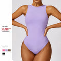 Women's Summer Fitness Sportswear Yoga Jumpsuits & Playsuits-Quick Dry Breathable Nylon Spandex One Piece Figure Shapewear