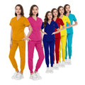 Niaahinn Custom Scrubs Nursing Uniform Fashion Medical Uniform Unisex Hospital Uniform OEM Plus Size Women Scrubs Uniforms Sets