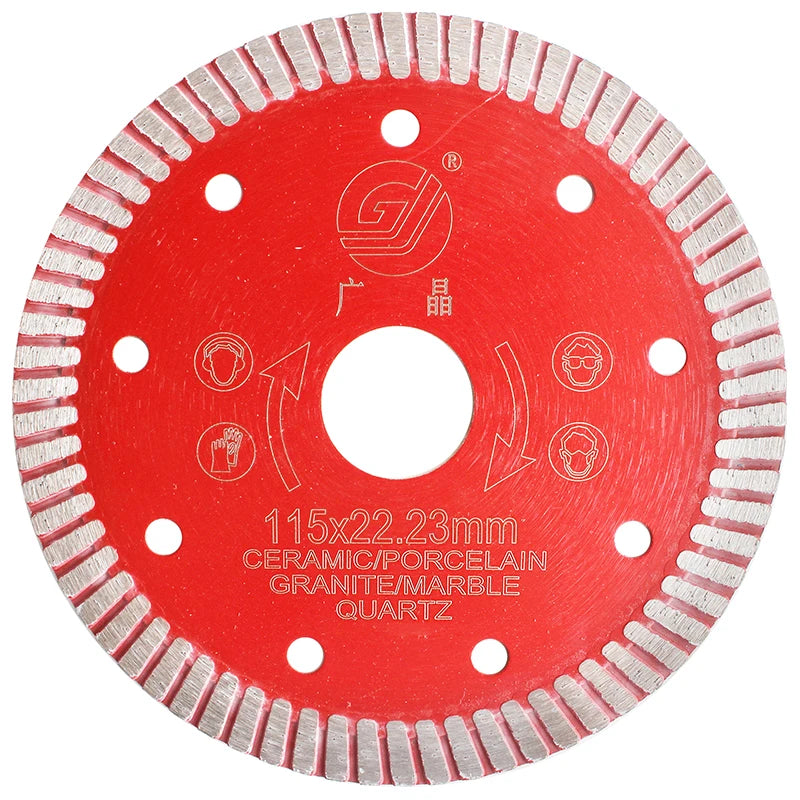 With High-End Quality 4.5 Inch 114mm Diamond Saw Blade Ultra-thin Saw Blade for Cutting Tile Marble Blade