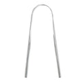 Hot Selling Wholesale U Shape Tongue Scraper Stainless Steel Stamping Polished Surface Custom Logo Tongue Cleaner Brush Private