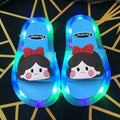 Luminous Children's Slippers Fashionable Crystal Shoes Shining Lights Small and Medium-Sized Children's Luminous Sandals