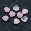 DIY Fashion Designs Heart Shape Natural Gemstone Type Mineral Pendant for Necklace Jewelry Crystal Chips