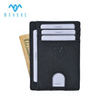 Factory Price Custom High Quality PU Leather RFID Blocking ATM Trading ID Card Holders Simple Wallet