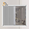 Thickened Aluminum Full Blackout Honeycomb Fabric Curtain Modern Simple Style Pleated Polyester Mesh Thermal  Window Curtains