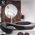 Exclusive Custom Italian Sofa High End Villa Living Room Hotel Lobby Modern Creative Personality Serpentine Sofa