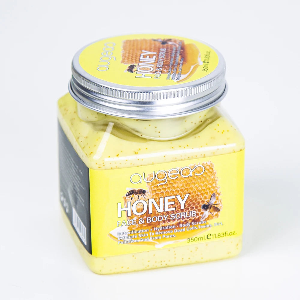 Augeas in Stock Fast Shipping Natural Honey Extract Body Care Scrub Skin Moisturizing Exfoliating Use Sugar Body Scrub