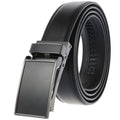30mm Men's Leather Belt With Alloy Buckle Automatic LY33-0132-1