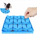 Wholesale 2-in-1 Eco-Friendly Solid Silicone Pet Training Mat Anti-Choking Puzzle Hide Food Lick Sniffing Mat Pet Bowls Feeders