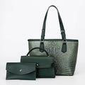 2022 Ladies Portable Women's Handbag Large Capacity Retro Fashion 3 Pcs Set Casual Zipper Tote Shoulder Bag