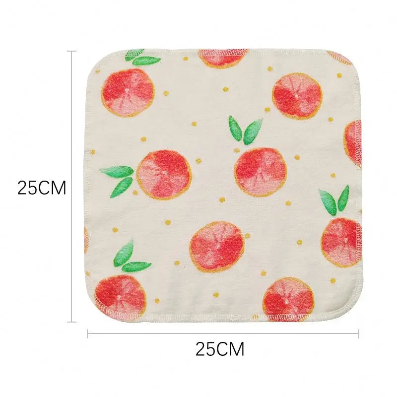 New Custom Logo Reusable Makeup Remove Towel 5Pcs/Set Private Label Cotton Cloth Unpaper Towel
