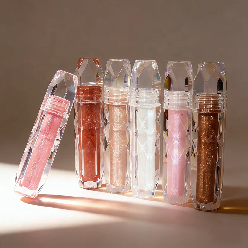 Wholesale Vegan Metallic Liquid Eyeshadow for Ladies Custom Private Label Glitter Eyeshadow Palette Light Fair Shimmer Wet