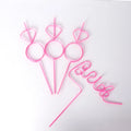 Large Plastic Drinking Sipping Straw Reusable for Bachelorette Bridal Wedding Shower Hen Party