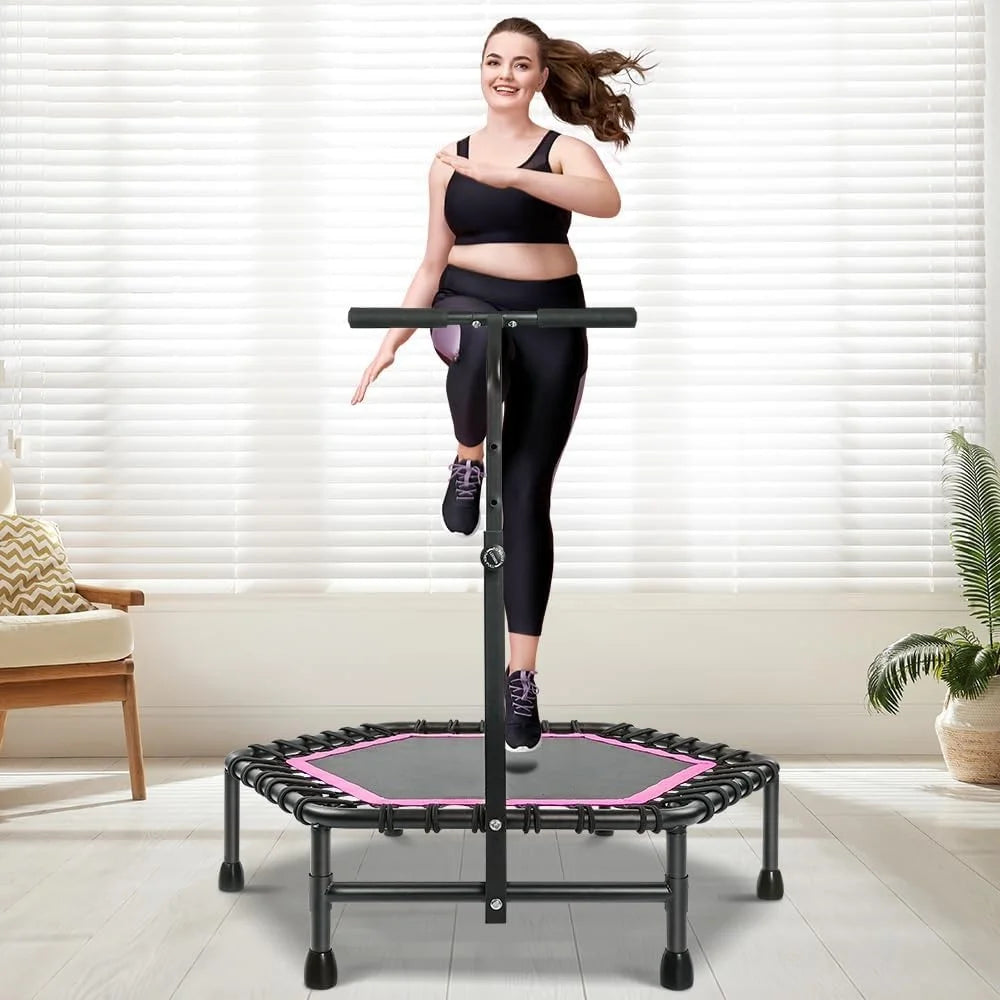 Fitness Trampoline Attractive Price Good Quality 50inch Mini Trampoline  Fitness Trampoline With Handle on Sale