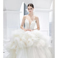 2025 Luxury Wedding Dress Ruffled Lace Wedding Dress Wedding Dress Autotest