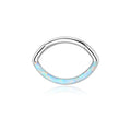 Evorte G23 Titanium 1.2mm 16G Round Trendy Nose Ring Hoop Septum Tragus Ring Clicker Barbell Nasal Labret Piercing Body Jewelry
