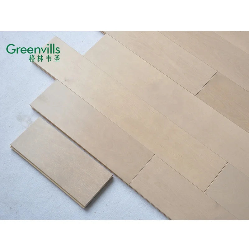 Chinese Maple Sport Wooden Flooring Birch Solid Wood Indoor Basketball Hall Hardwood Flooring for Gym