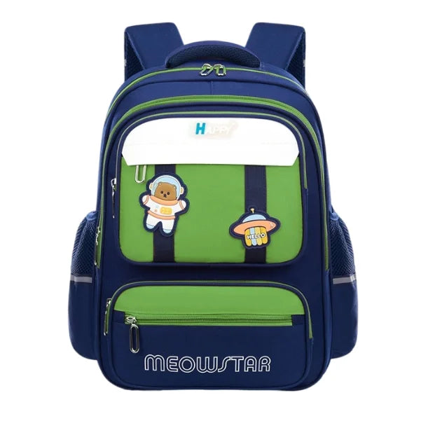 2025 Fashion Simple Student Backpack 1-6 Grade Schoolbag Light Multi Layer Easy to Store Quality Bag