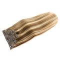 Ready to Ship Human Hair Extensions 12A Grade 2 Color Mixed Fashion Thick End Clips in Hair