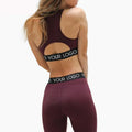 Yoga Wear Sport Top and Leggings Fitness Workout Wear Set for Running Yoga Gym Sportswear Yoga Set for Women