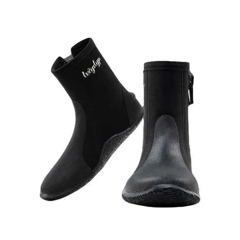 Sinodiving Marine Sailing Deck Boots with Zipper Durable Water Booties & Socks