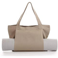 Personalized Yoga Cotton Canvas Shopping Tote Bag with Custom Printed Logo Custom Color Size Custom Pattern Gift Shoulder Strap