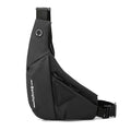 Multi-Functional Men's Canvas Sling Bag Custom Logo and Letter Decoration Fashion Chest Crossbody Style