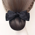 ShanHai Professional Head Flower Hotel Nurse Bank Lady Net Bag Bow Stewardess Hair Net Clip Accessories Hair Holder Headdress