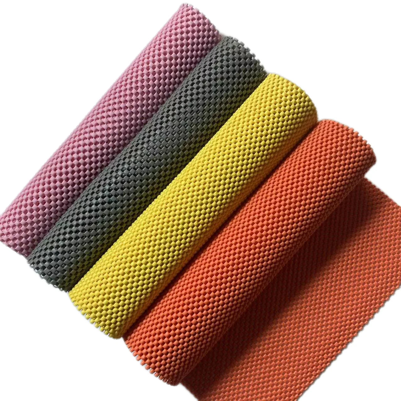 Colorful Non-Slip PVC Drawer and Shelf Lining for Kitchen Cabinets Wire Rack Pantry Dresser Refrigerator Liner Mat
