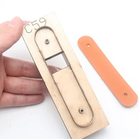 Leather Cutting Dies Metal Cutter Mold Die Shapes for Data Cable Storage DIY Craft