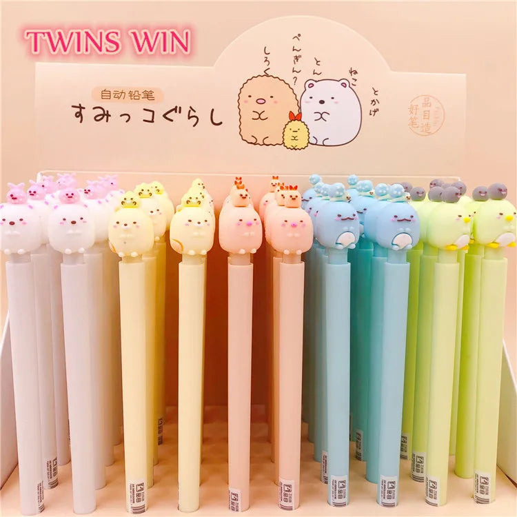 Gift Items Stationery Wholesale Fancy Cartoon Animal Design Writing Plastic Pencils for Kids 474