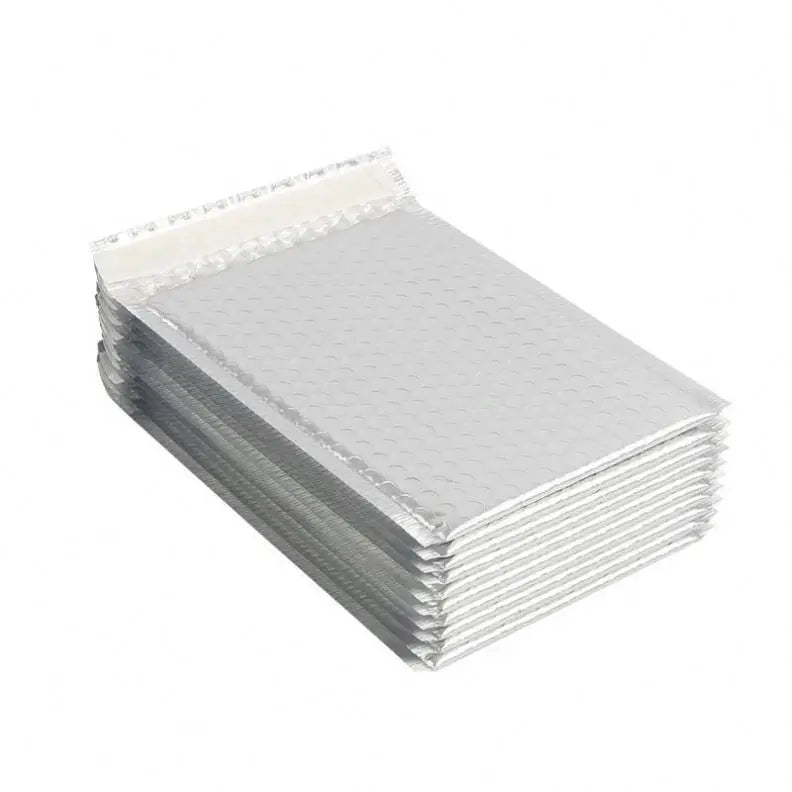 Customized logo Printed Gold Foil Metallic Padded Wrap Packaging 6 by 10 Bubble Mailer Supplier 6x10 Padded Envelope