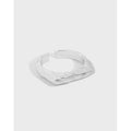 925 Sterling Silver  Irregular Texture Open Ring for Women Luxury Jewelry
