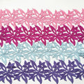 Best-selling Custom Design Color Guipure Lace Trim Material Embroidery Lace Patch for Dress Clothing DZ1
