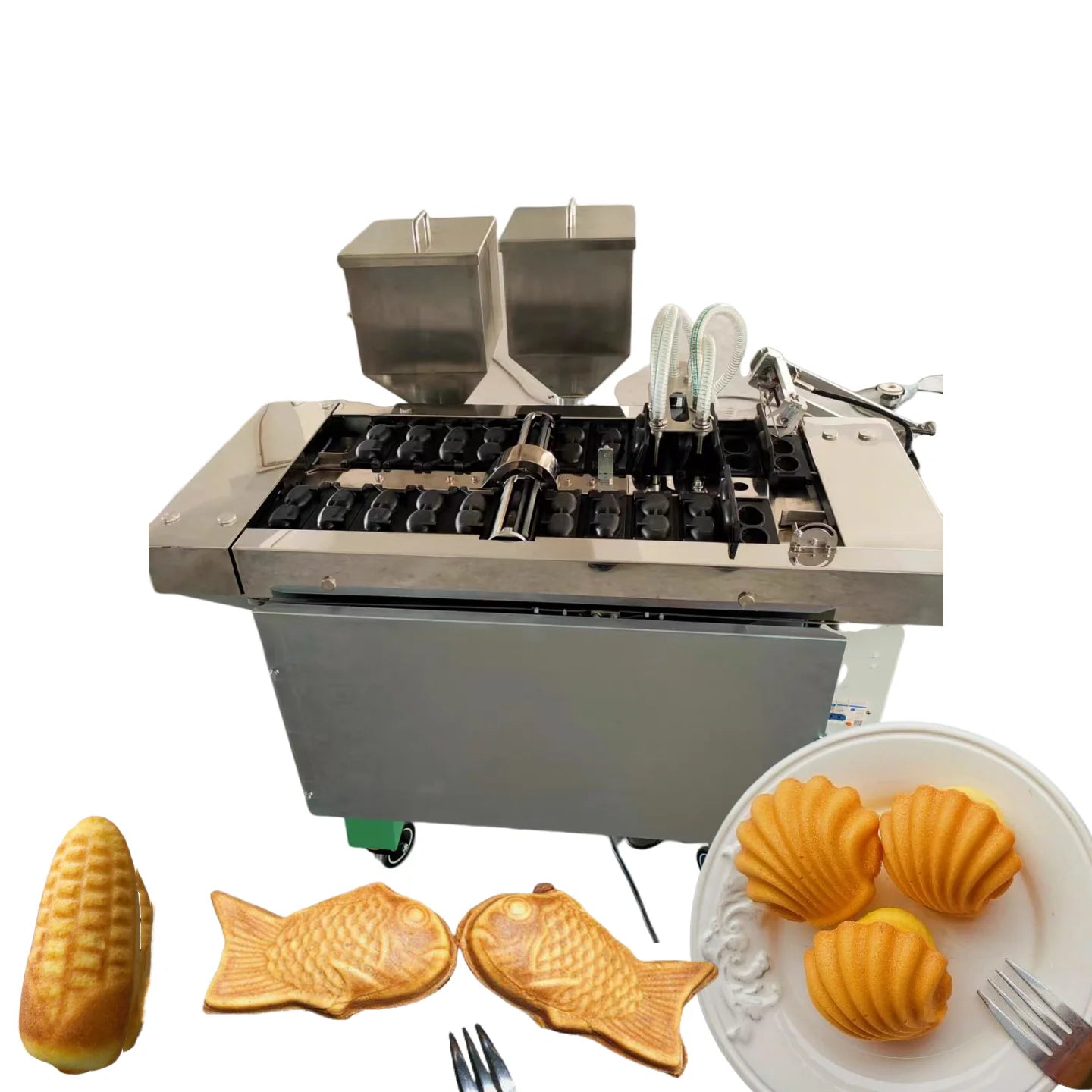 Automatic Small South Korean Fish Walnut Shape Mini Taiyaki Manju Cake Delimanjoo Machine Price